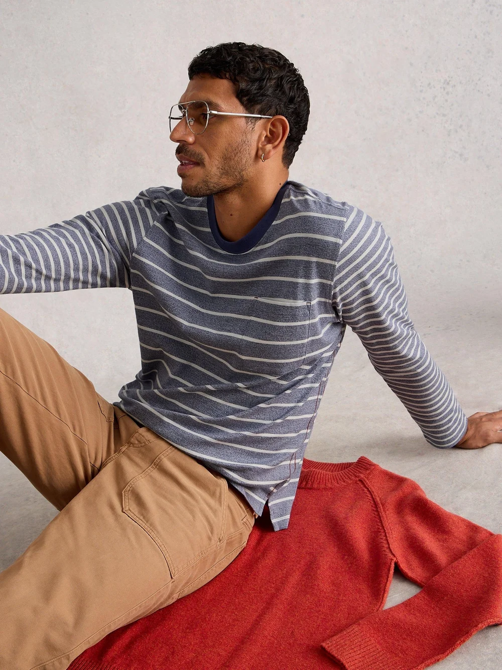 Longsleeve Accleton - Blue Mlt - XXXL Bild 1