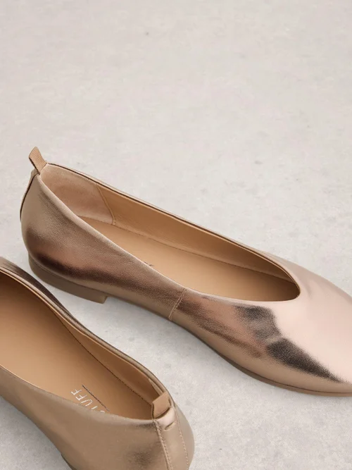 Lederballerinas Cheri - Pewter Met - 41 Bild 3