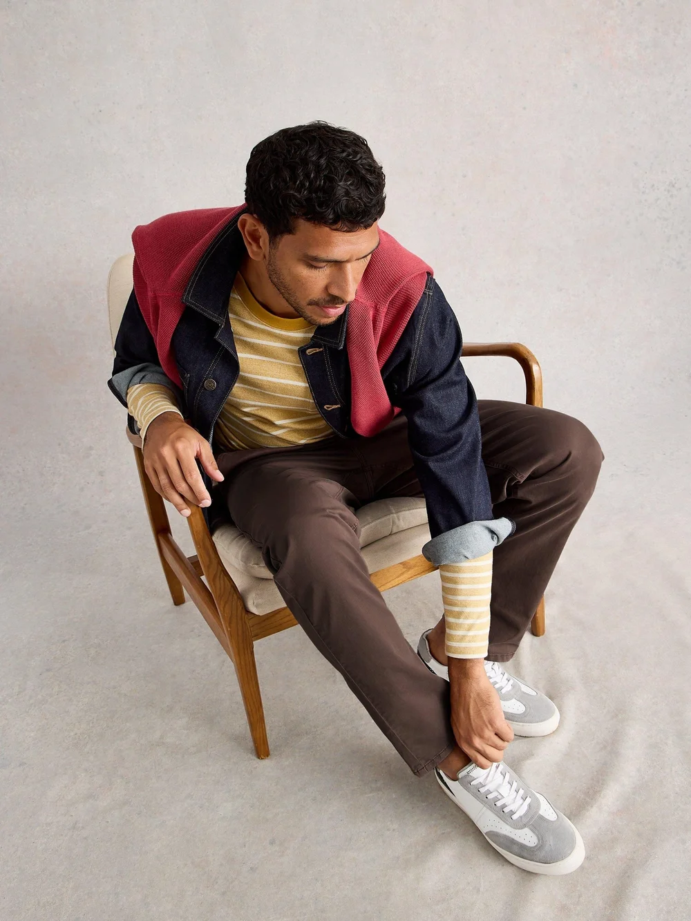 Chinohose Sutton aus Bio-Baumwolle - Dk Brown - 36/R Bild 1