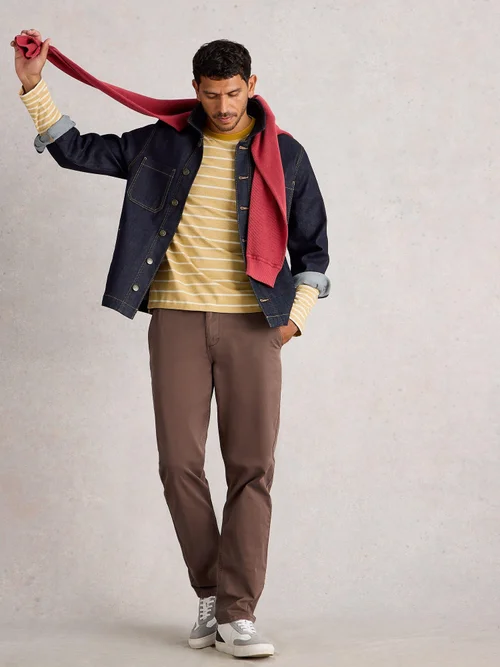 Chinohose Sutton aus Bio-Baumwolle - Dk Brown - 36/R Bild 2