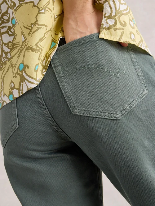 Schmal zulaufende Jeans Tilly - Mid Green - 52/R Bild 3