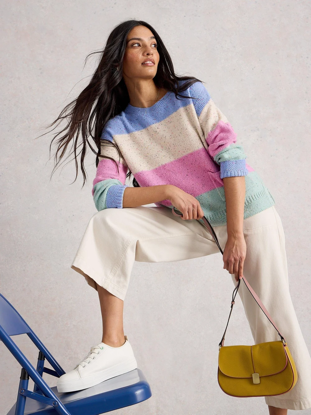 Gestreifter Pullover Victoria - Nat Mlt - 52 Bild 1