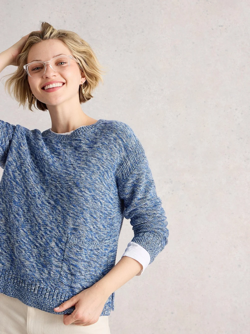 Pullover Victoria - Blue Mlt - 52 Bild 1