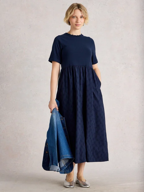 Besticktes Kleid Vera - Dark Navy - 42/R Bild 2