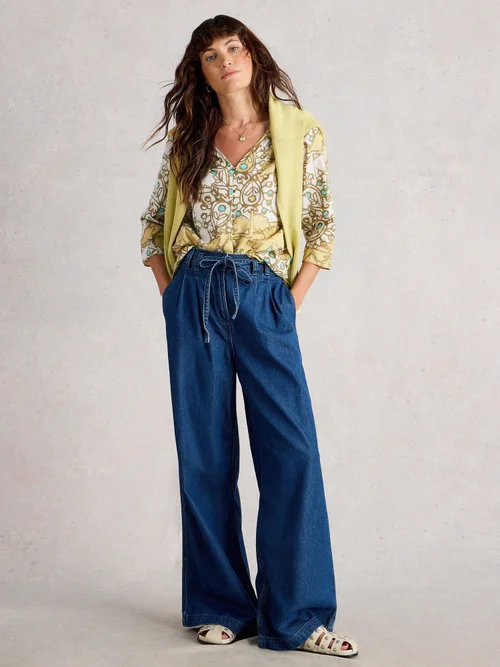 Bluse Rae aus Bio-Baumwolle - Yellow Mlt - 52 Bild 2