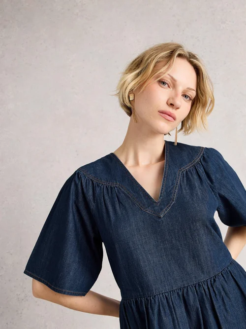 Jeansmidikleid Leo - Dk Denim - 52/R Bild 3
