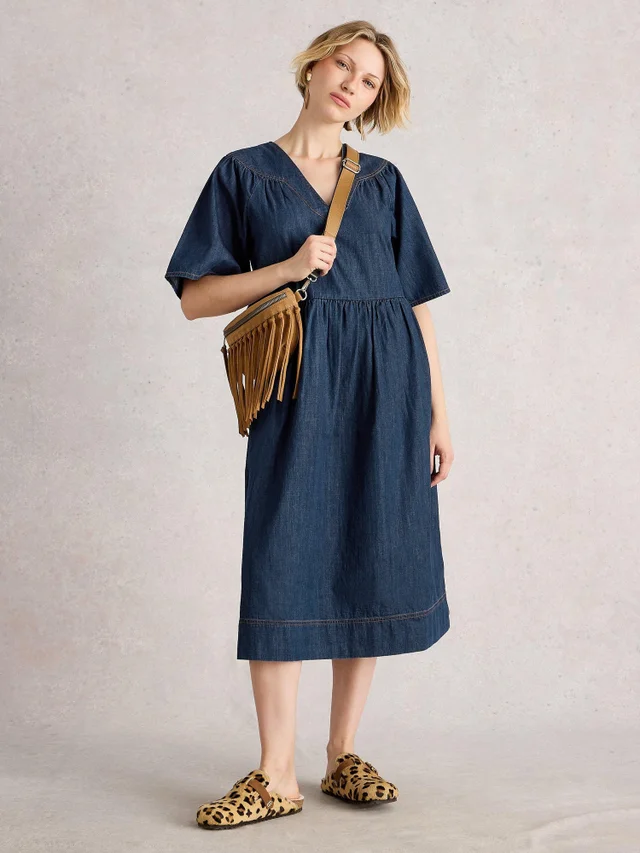 Jeansmidikleid Leo