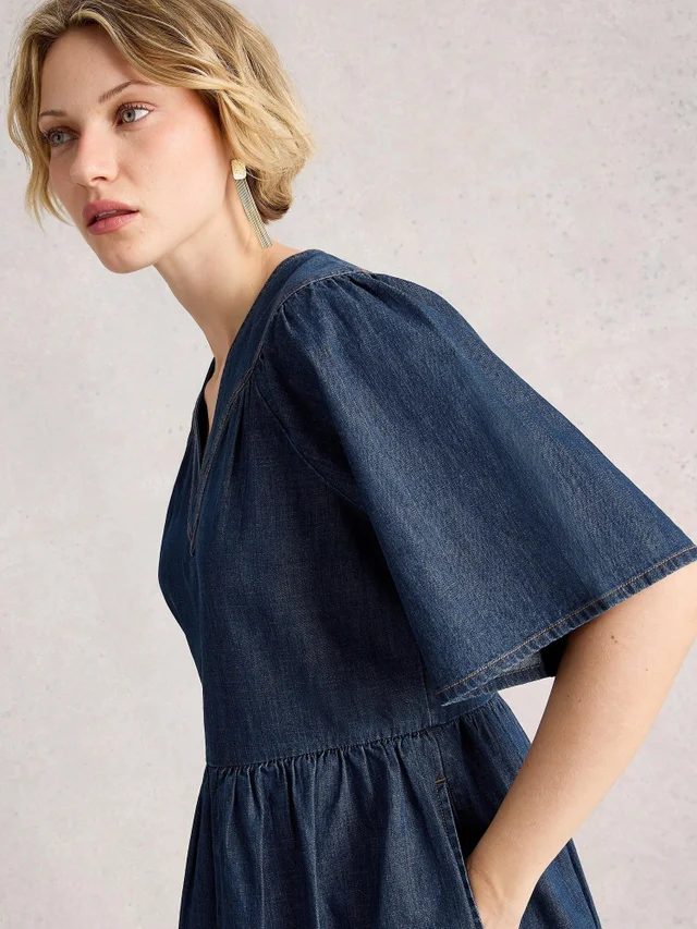 Jeansmidikleid Leo