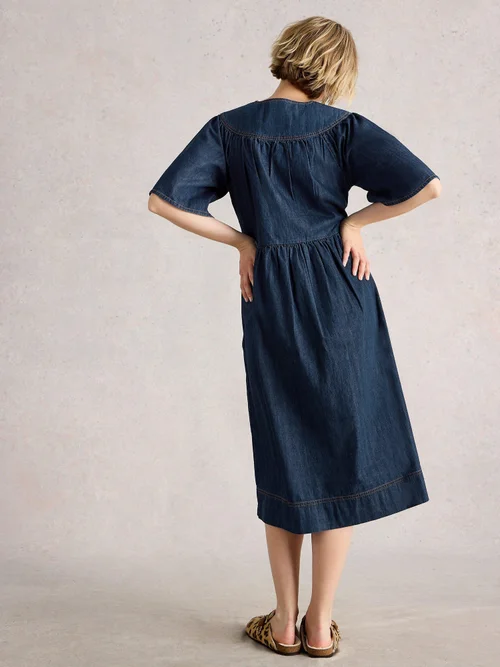 Jeansmidikleid Leo - Dk Denim - 52/R Bild 4