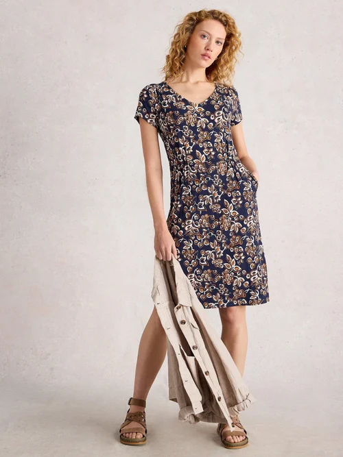 Jerseykleid Tallie - Navy Multi - 52/R Bild 2