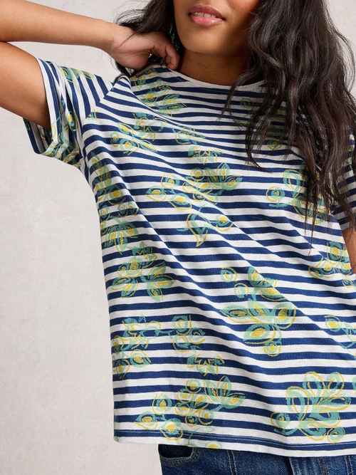 T-Shirt Abbie - Blue Mlt - 52 Bild 3