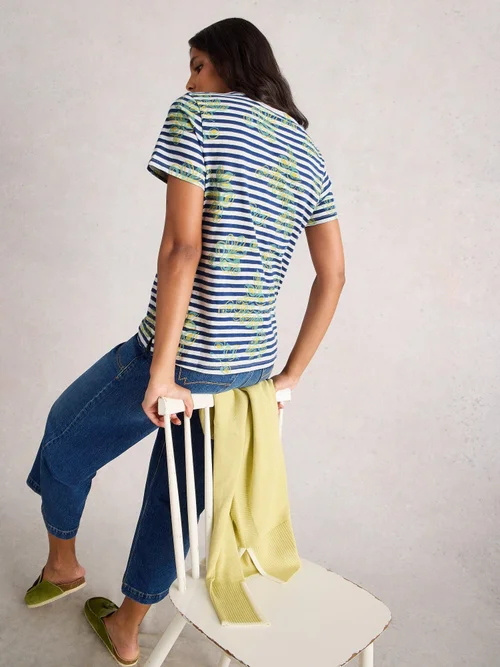 T-Shirt Abbie - Blue Mlt - 52 Bild 4