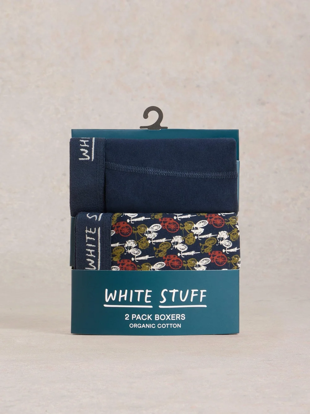 Boxershorts Hove Print & Uni - Blue Pr - XXXL Bild 1