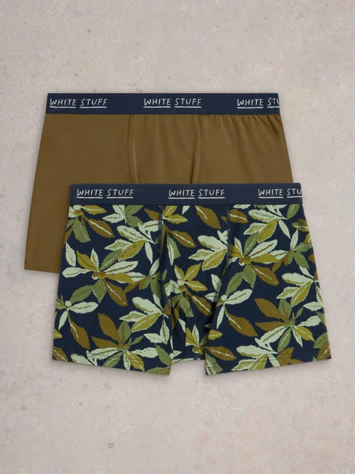 Boxershorts Hove Print & Uni - Navy Pr - XXXL Bild 2