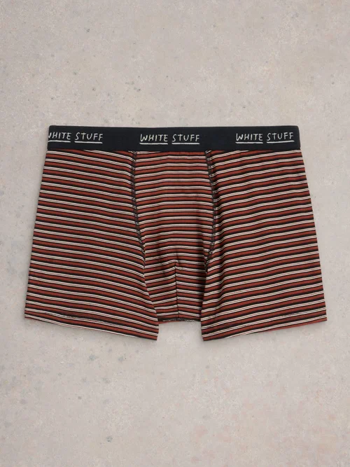 Boxershorts Hove Stripe & Uni - Red Mlt - XXXL Bild 3