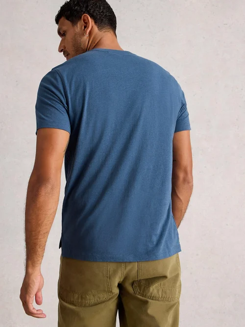T-Shirt Abersoch mit Bike-Motiv - Blue Pr - XXXL Bild 4