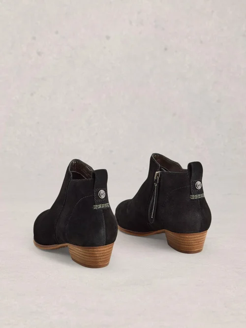 Wildlederstiefeletten mit weiter Passform - Pure Blk - 41 Bild 4