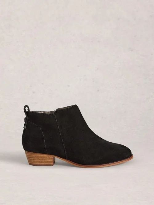 Wildlederstiefeletten mit weiter Passform - Pure Blk - 41 Bild 1