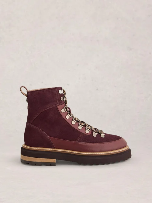Wanderstiefel Olive - Dk Plum - 41 Bild 1
