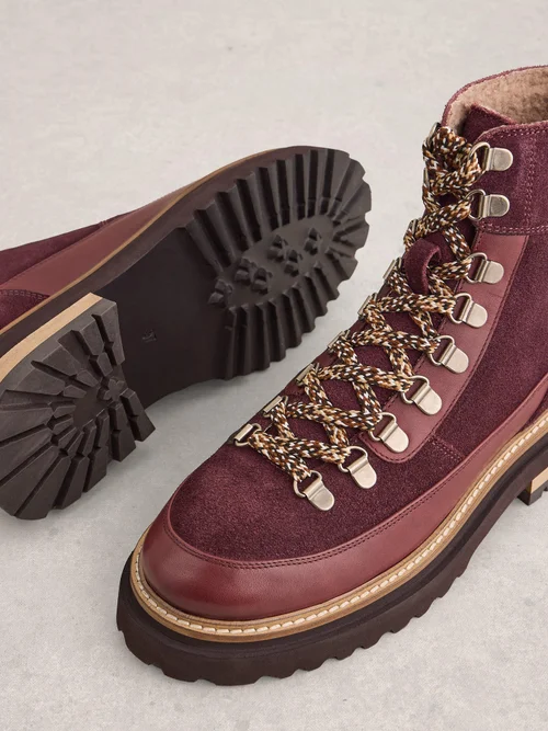 Wanderstiefel Olive - Dk Plum - 41 Bild 4