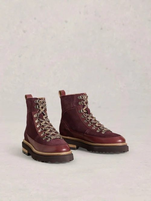Wanderstiefel Olive - Dk Plum - 41 Bild 3