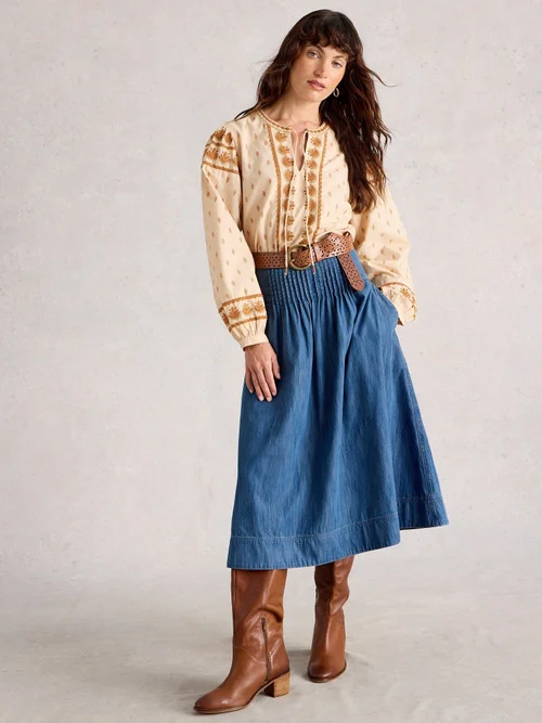 Jeansmidirock Charlotte - Mid Denim - 52/R Bild 2