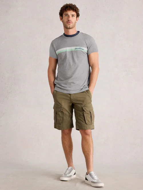 T-Shirt Abersoch mit Fisch-Motiv - Grey Pr - S Bild 2