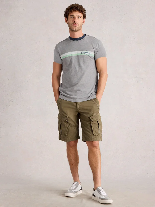 T-Shirt Abersoch mit Fisch-Motiv