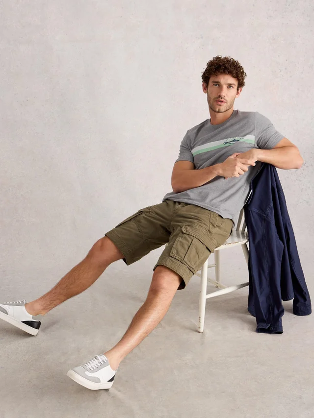 T-Shirt Abersoch mit Fisch-Motiv