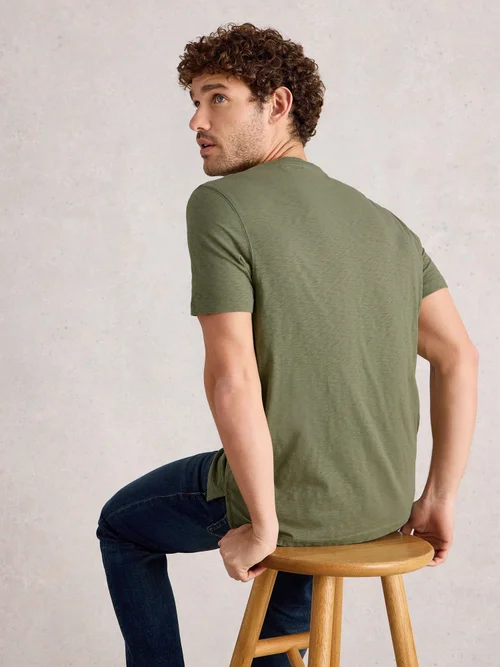 T-Shirt Abersoch mit Fisch und Karte - Green Pr - XXL Bild 4