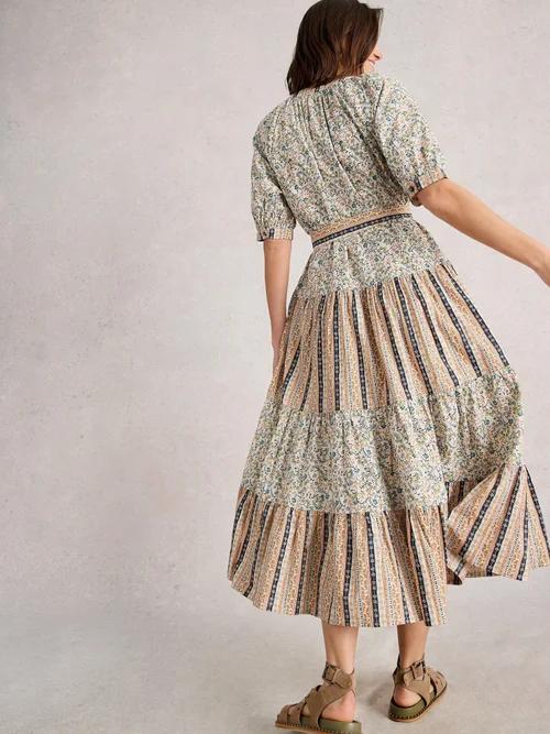 Midikleid Clementine - Ivory Mlt - 52/R Bild 4