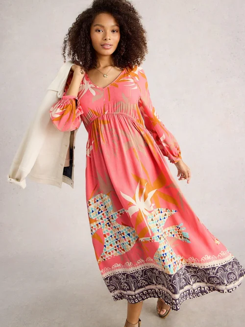 Midikleid Imogen - Pink Mlt - 38/R Bild 1