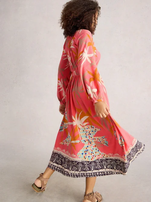 Midikleid Imogen - Pink Mlt - 52/R Bild 4