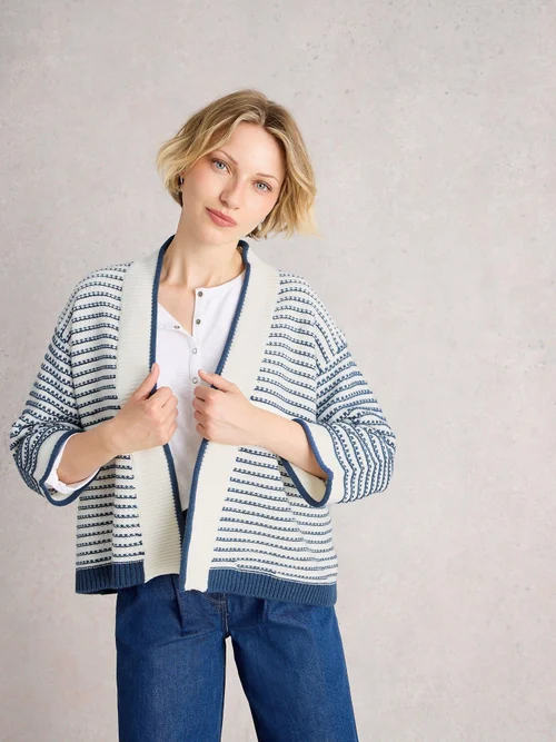 Strickjacke Kylie - Blue Mlt - XL Bild 1