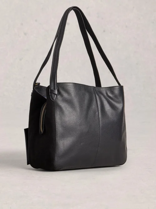 Ledertasche Hettie - Pure Blk - EINHEITSGRÖSSE Bild 4