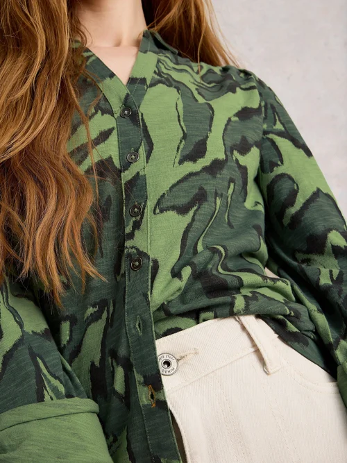 Jerseybluse Annie - Green Mlt - 50 Bild 3
