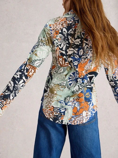 Jerseybluse Annie - Orange Mlt - 46 Bild 4