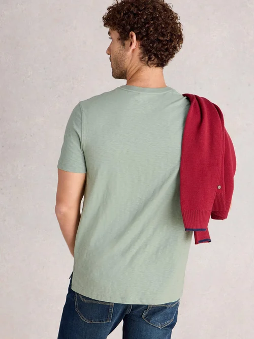 T-Shirt Abersoch mit Bike-Motiv - Green Pr - L Bild 4