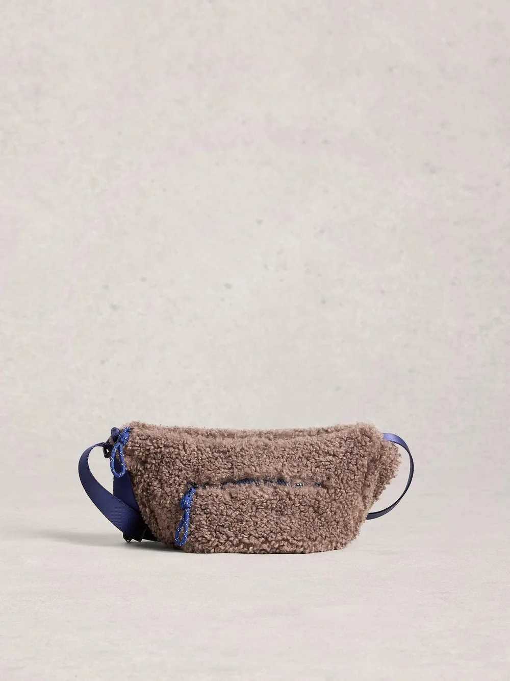 Crossbody-Bag Meadow aus Teddyfell - Dus Grey - EINHEITSGRÖSSE Bild 1