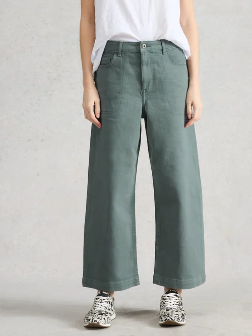 7/8-Jeans Tia mit weitem Bein - Mid Blue - 52/R Bild 2
