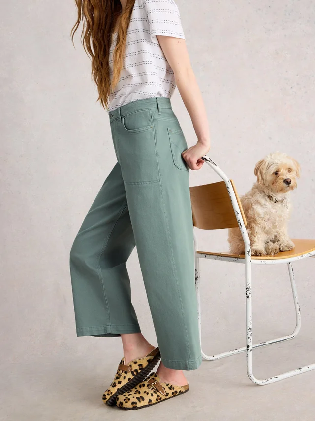 7/8-Jeans Tia mit weitem Bein