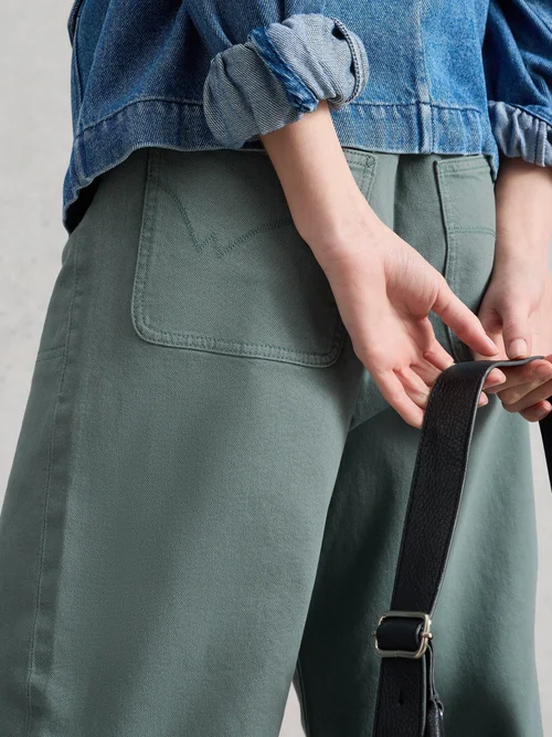 7/8-Jeans Tia mit weitem Bein - Mid Blue - 52/R Bild 3