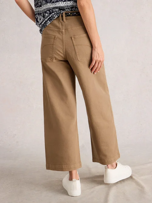 7/8-Jeans Tia mit weitem Bein - Mid Tan - 52/R Bild 4
