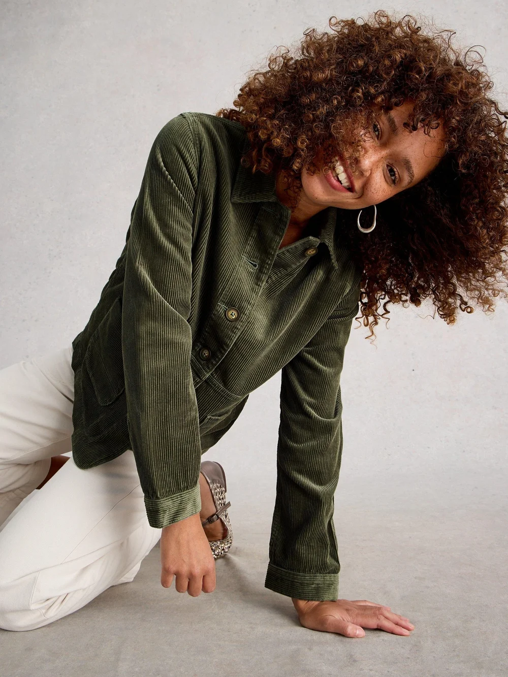 Kordjacke Carrie - Dus Green - 52/R Bild 1