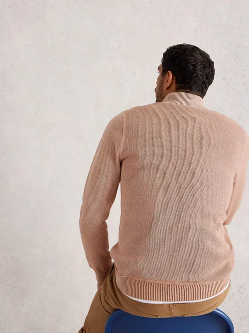 Pullover Attadale mit Trichterkragen - Dk Nat - XXL Bild 4