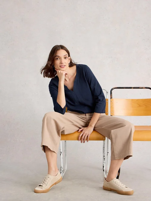 Top Nelly mit 3/4-Ärmeln - Dark Navy - 52 Bild 1