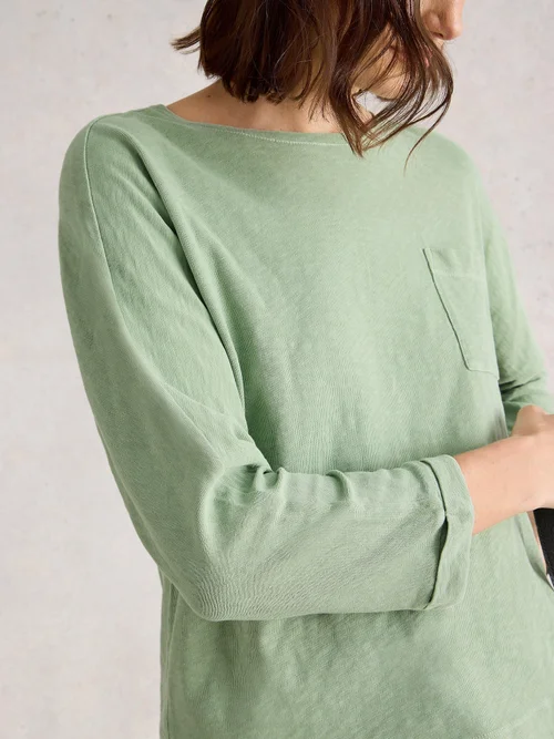 Dolman Top Demi - Mid Green - 50 Bild 3