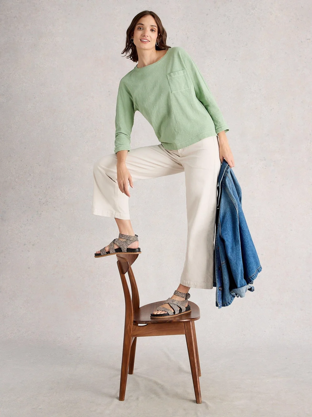 Dolman Top Demi - Mid Green - 50 Bild 1