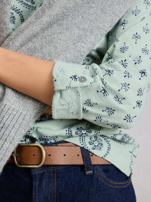 Jerseybluse Annie - Green Pr - 52 Bild 3