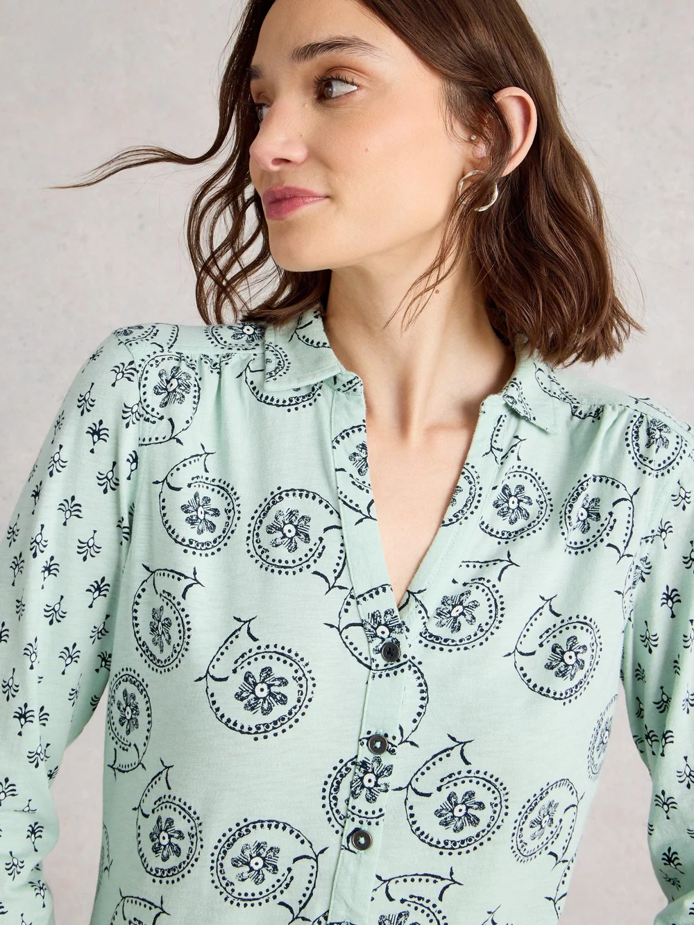Jerseybluse Annie - Green Pr - 52 Bild 1